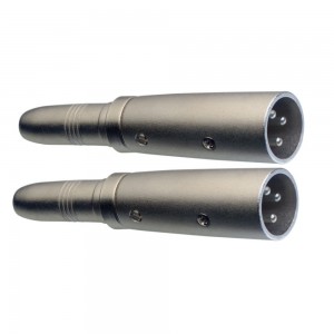 Stagg Male XLR to Female Jack Adaptor (Set of 2) - AC-XMPFH